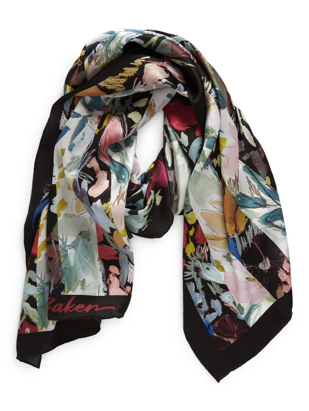 Ted Baker Cattiaa Floral Print Silk Scarf BNWT